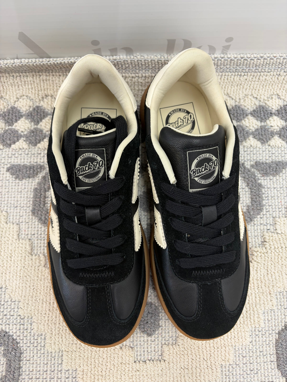 Sneakers nera alta,BACK70