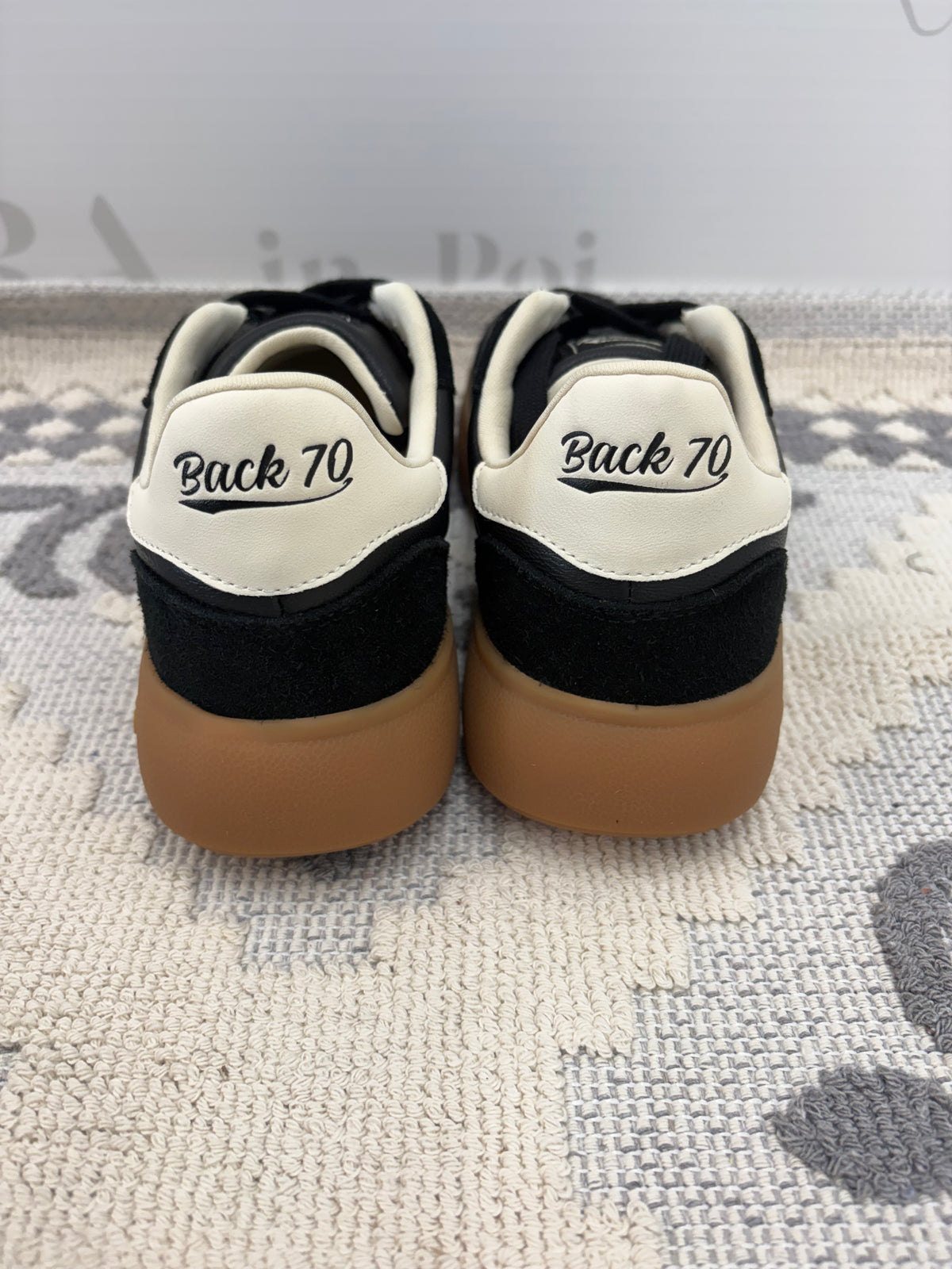 Sneakers nera alta,BACK70