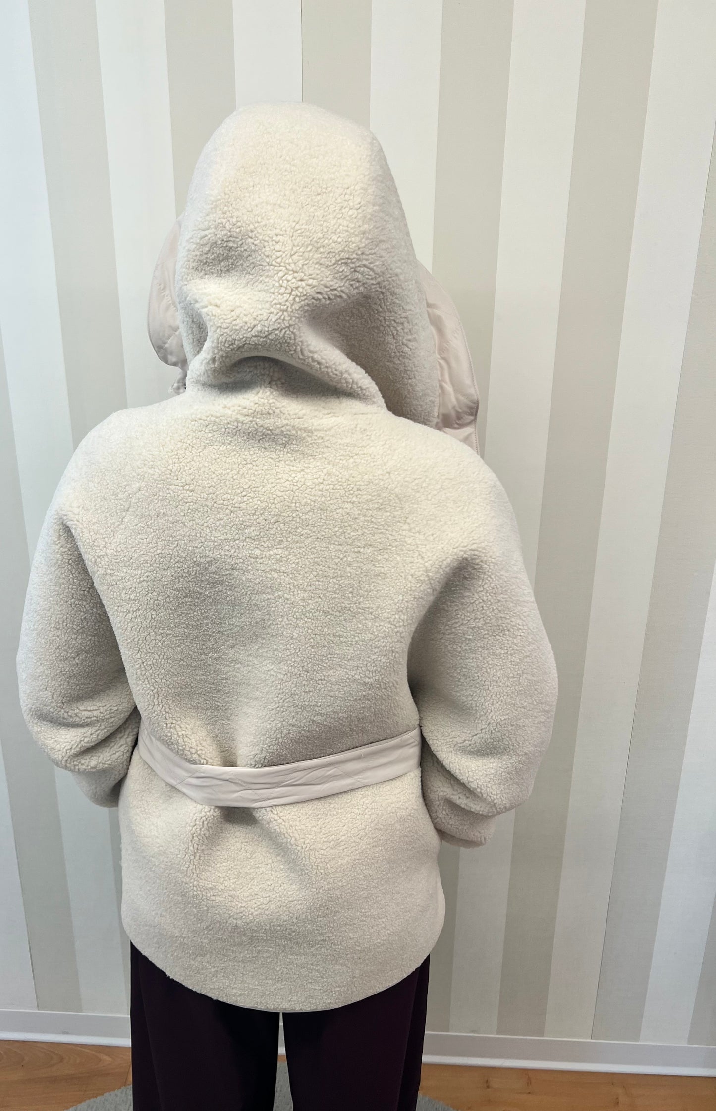 Caban corto effetto teddy,PINKO.