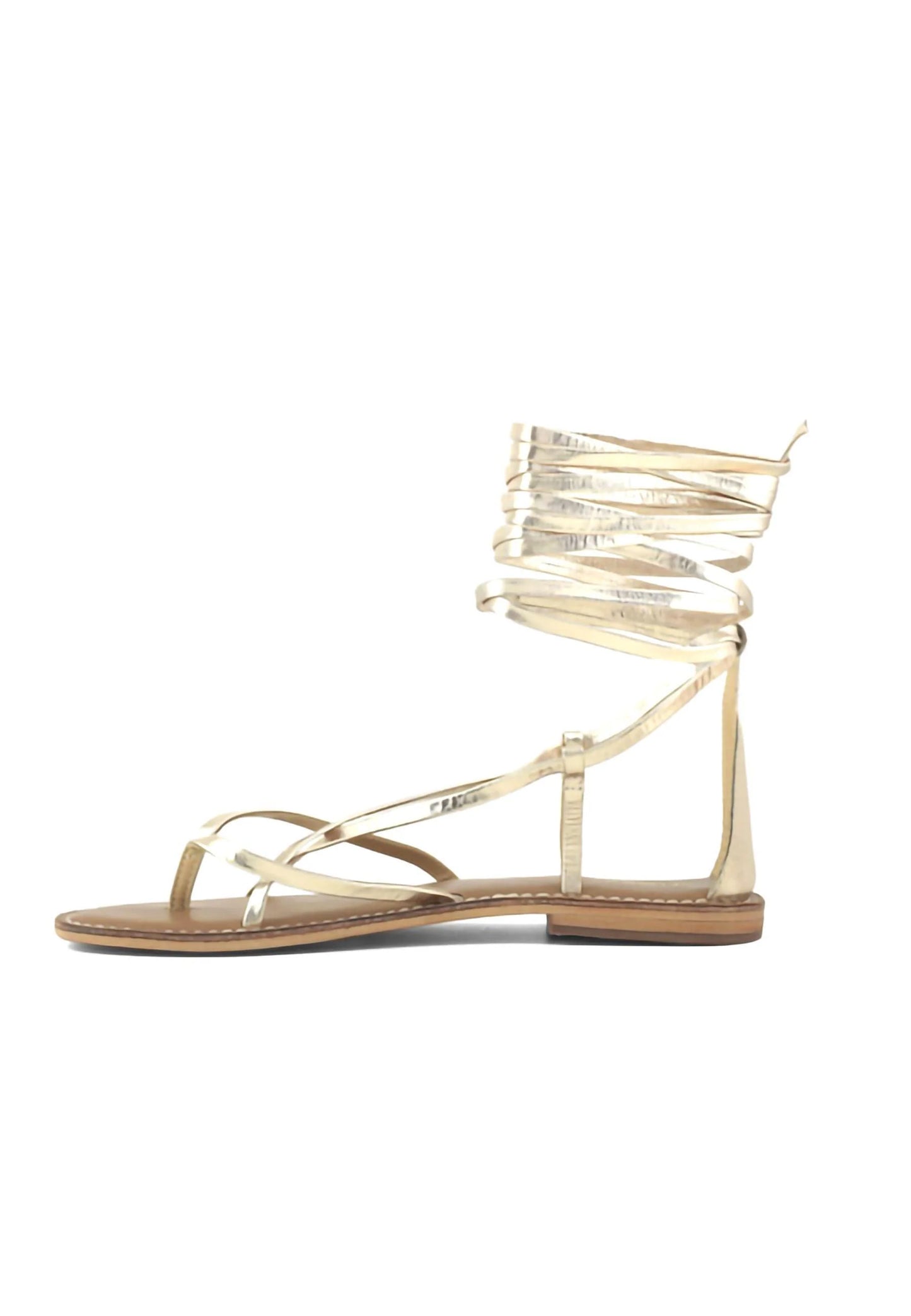 Sandali con lacci in pelle Gold CB Fusion